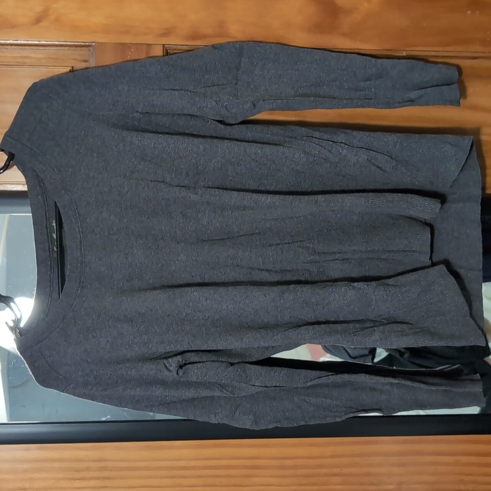 Gray Eddie Bauer sweater